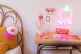 Lampe néon LED Pomme d'amour - Le petit souk