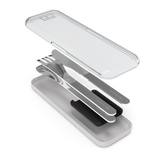 Les couverts nomades en acier inoxydable