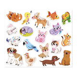100 stickers - Animaux de compagnie