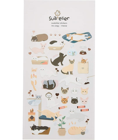 Daily deco stickers - Meow