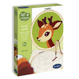 Art & création - Punch needle - petit cerf