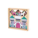 Set de 34 cubes en bois Royaume enchanté - Cross roads