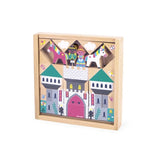Set de 34 cubes en bois Royaume enchanté - Cross roads