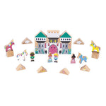 Set de 34 cubes en bois Royaume enchanté - Cross roads