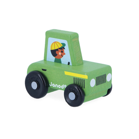 Tracteur vert en bois Campagne - Cross roads