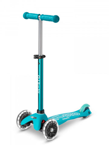 Trottinette 3 roues Mini Micro Deluxe - Aqua LED