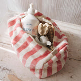 Trousse de toilette Vic Rayures éponge - Rose In April
