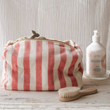Trousse de toilette Vic Rayures éponge - Rose In April