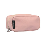 Trousse trois compartiments corail paillettes
