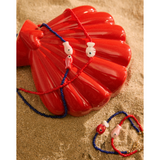 Tirelire en céramique coquillage rouge - Trouville