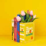 Vase Book jaune