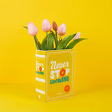 Vase Book jaune