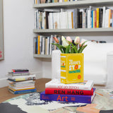 Vase Book jaune