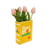 Vase Book jaune