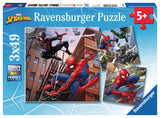 Puzzles Spiderman en action - 3x49 pièces