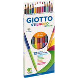 12 crayons de couleur - bicolor Stilnovo
