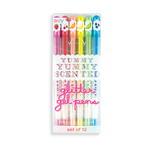Yummy Yummy Scented Glitter Gel Pens x12