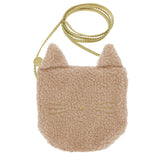 Sac à bandoulière blanc chat bouclette