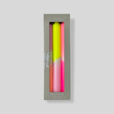 Dip Dye Neon * Summer Breeze -3 bougies