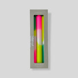 Dip Dye Neon * Green Splash -3 bougies