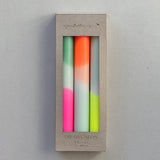 DIP DYE NEON * RAINBOW KISSES -3 bougies
