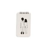 Wire-o notebook naked couple back
