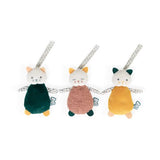 Doudous sensoriels pour bébé (set de 3) - Chats