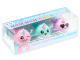 Gommes baleines licornes Ooly