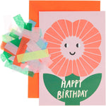 Carte DIY Happy Birthday + confettis