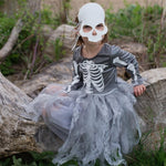 Robe sorcière squelette avec masque
