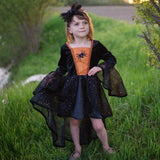 Sybil la sorcière araignée, robe et coiffe (3 tailles)