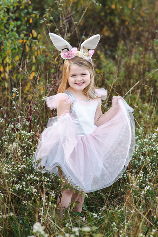 Robe de lapin avec serre-tête (2 tailles)