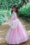 Robe de princesse rose (2 tailles)