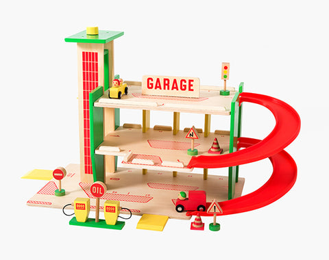 Grand Garage en bois "Dans la ville"