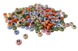 Perles alphabet muticolore