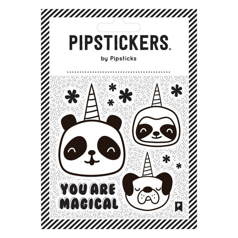Stickers à colorier - panda