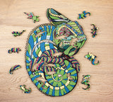 Puzzle bois Caméléon 111 pièces