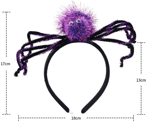 Serre tête araignée violet