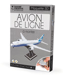 Maquette 3D - Avion de ligne à monter