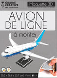 Maquette 3D - Avion de ligne à monter