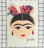 Carte fleurs séchées - Frida