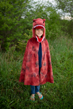Cape de T-Rex Grandasaurus rouge avec griffes 4-6 ans
