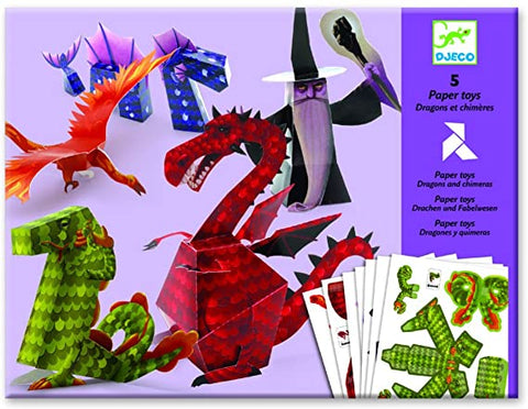 Paper Toys - Dragons et chimères