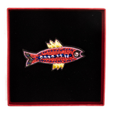 Broche SARDINE rouge