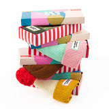 Bonnet Color Block Khaki 9-18 mois