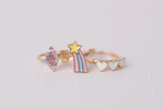 3 bagues Boutique Heart Star