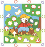 Les mercredis de T'choupi - Stickers mousse de la forêt - Dès 2 ans