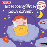 Mes premières comptines pour dormir - Livre sonore et animé kididoc - dès 6 mois