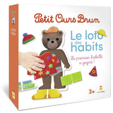 Le loto des habits de petit Ours Brun