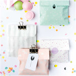 20 sachets papier anniversaire avec gommettes